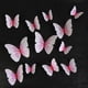 thumbnail image 1 of 12pcs 3D Imitation Butterfly Wall Stickers, Glitter Butterfly Stickers, Room Wall Decor, 1 of 3