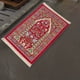 thumbnail image 1 of 1pc, Prayer Blanket Golden Thread Embroidered Chenille Red, Aesthetic Room Decor, Festival Decoration, Party Decor, Holiday Supplies, Holiday Arrangement, Scene Decor, 1 of 4