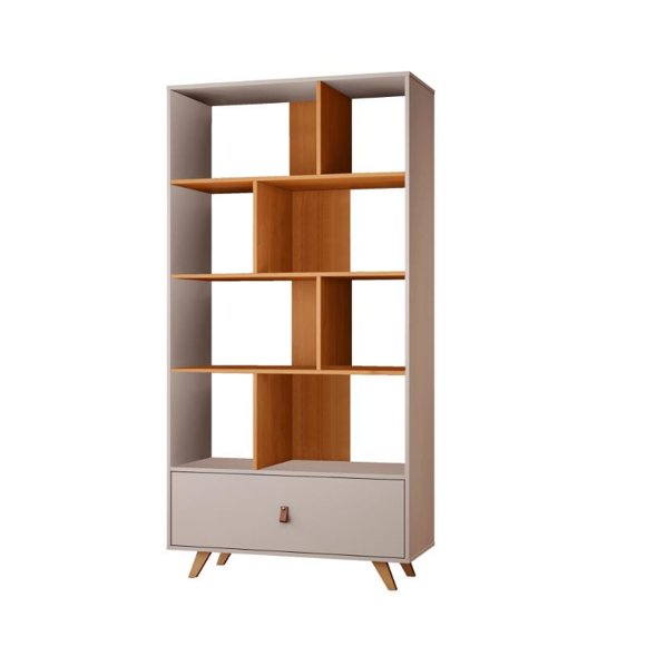 Librero Giga 91X179X39 Cm Café