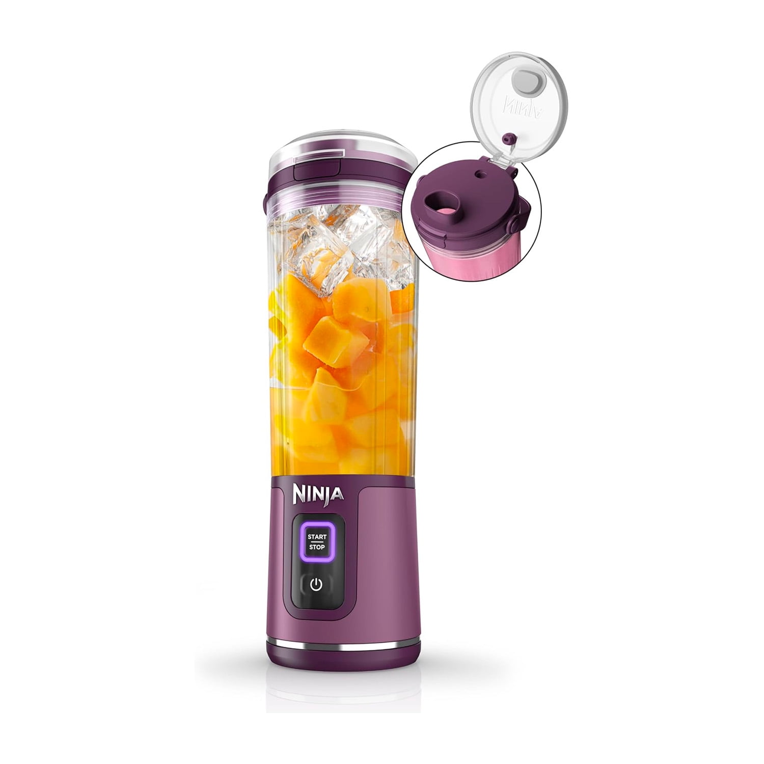 Licuadora Portátil Ninja Bc151 530ml Morado Usb