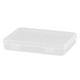 thumbnail image 1 of Caja de almacenamiento transparente rectangular con tapa, caja de polipropileno, caja de embalaje de plástico transparente de 150 mm de largo., 1 of 5