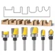 thumbnail image 1 of Fresa Madera Copiadora Canal Toma ¼ 6pcs, 1 of 2