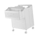 thumbnail image 4 of Cesto De Ropa Sucia Plegable Con Ruedas, Cesta Para Ropa Sucia, Color Blanco, 4 of 5