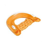 Intex - Asiento Flotante Inflable Con Sujetadores 147X99 Cm Naranja