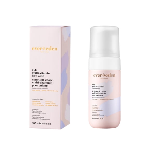 Jabón facial Evereden Kids Cool Peach 100 ml con multivitamínico