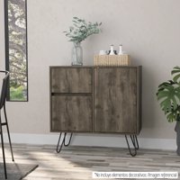Tuhome - Buffet Androrra Bellota 2 Puertas 80X80X35 Cm