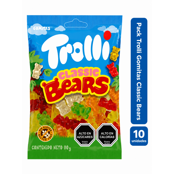 Pack 10 Gomitas Ositos 80g