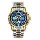 thumbnail image 2 of Explojoy Reloj de Pulsera de Negocios para Hombre de Acero Inoxidable con Esfera de Cielo Estrellado, Movimiento de Cuarzo, Calendario Luminoso, 30 M, Resistente Al Agua, 2 of 10