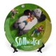 thumbnail image 1 of Stillwater Plato decorativo de porcelana fina (bone china), plato decorativo de cerámica para hogar, oficina, soporte de pared, platos decorativos para dormitorio - 6 pulgadas (15 cm), 1 of 6