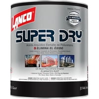 Esmalte Poliuretano Super Dry Blanco 1/4Gl 946Ml Lanco