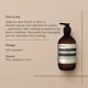 thumbnail image 2 of Bálsamo de manos Aesop Eleos Aromatique Hidratante 500 ml, 2 of 7