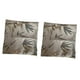 thumbnail image 3 of 2 Piezas Fundas De Almohada Lujosa Funda De Cojín Para Oficina Dormitorio Hogar Gris, 3 of 3