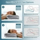 thumbnail image 2 of Almohada cervical para cuello, ergonómica, espuma viscoelástica Ylekto, para aliviar el dolor, 2 of 3