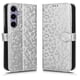 thumbnail image 2 of Funda Cartera Lunares Samsung Galaxy S26 Pro con Tarjetero, Correa y Soporte Plata, 2 of 6