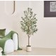 thumbnail image 5 of Árbol Artificial de Olivo LOMANTO 152 cm con Maceta Blanca, 5 of 7