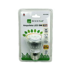 Green E - Ampolleta Led Spot 5W E27 Cob Luz Cálida