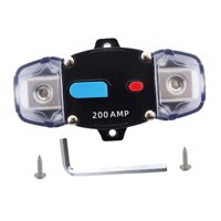 Magideal - Disyuntor Con Botón De Reinicio Manual 12 V-48 V Accesorios Automotrices Protección Contra Sobrecorriente Para Un Viaje Térmico De Corriente Grande 200A
