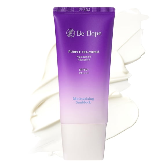 Protector Solar Hidratante Be-Hope SPF 50+ con Té Morado