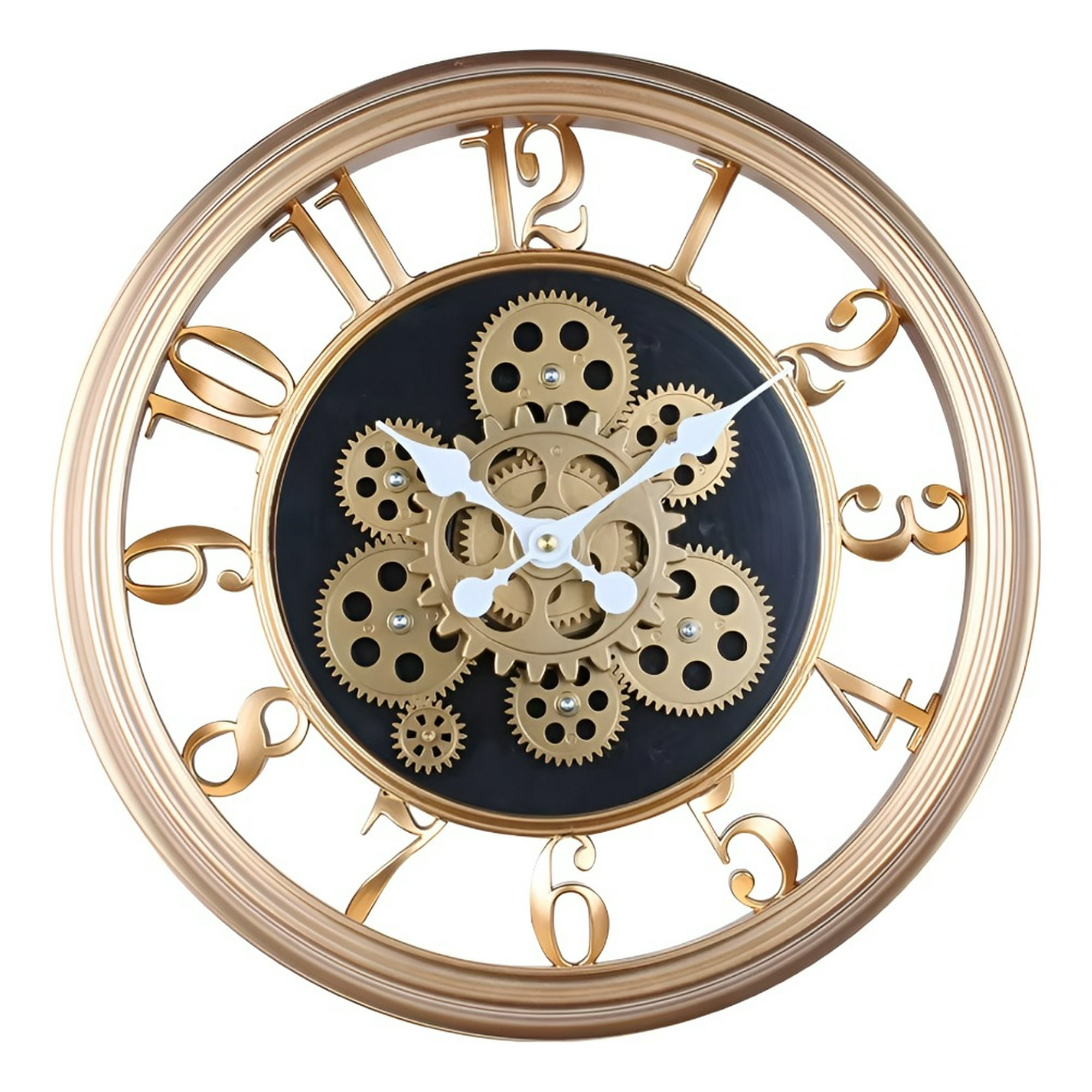 Genérico - Reloj Pared Decorativo Retro 3d Engranaje Redondo Hogar Jhn