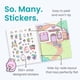 thumbnail image 2 of Libro de pegatinas Cupkin Bunny Life of Cute Bunnies con más de 300 pegatinas, 2 of 7