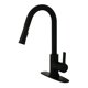 thumbnail image 1 of Grifo de cocina Kingston Brass Gourmetier LS8680CTL negro mate, 1 of 9