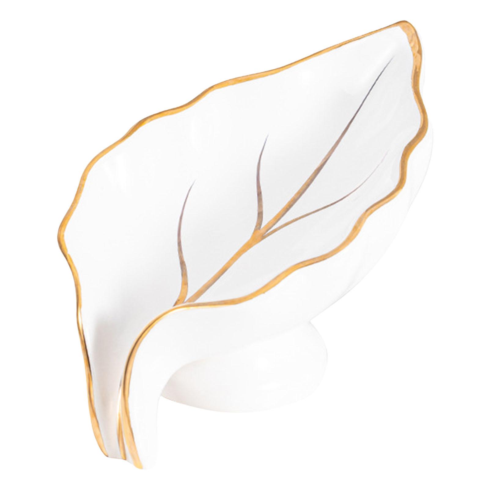 Bothyi - Jaboneras De Baño De Cerámica Contenedor Bandeja De Drenaje Caja Para Bañera Blanco