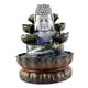 thumbnail image 5 of Buddha Tabletop Fountain Water Waterfall Yard Decoración De La Casa Base Marrón, 5 of 5