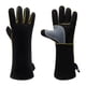 thumbnail image 3 of Guantes De Soldadura Resistentes A La Abrasión, De Primera Calidad, Para Chimenea, Barbacoa Y Horno, De 14 Pulgadas., 3 of 5