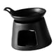 thumbnail image 3 of Portavelas Quemador De Aceite Cerámica Negro, 3 of 3