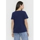 thumbnail image 2 of Blusa Mujer Manga Corta Cuello Redondo Navy Corona, 2 of 5