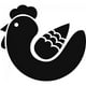 thumbnail image 1 of Decomural Chicken Hen Farm Animals Kitchen WS-19230, 1 of 2