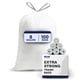 thumbnail image 1 of Bolsas de basura Plasticplace de 8 galones, color blanco premium (100 unidades), 1 of 7