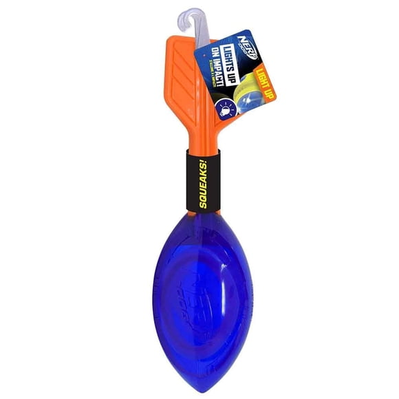 Pelota de fútbol para perro Nerf Dog 30 cm LED y silbato Vortex