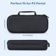 thumbnail image 2 of 4 en 1 Funda de transporte para el mando a distancia PS Portal bolsa de transporte de viaje, funda protectora, 2 paquetes de protectores de pantalla de cristal templado-Negro, 2 of 8