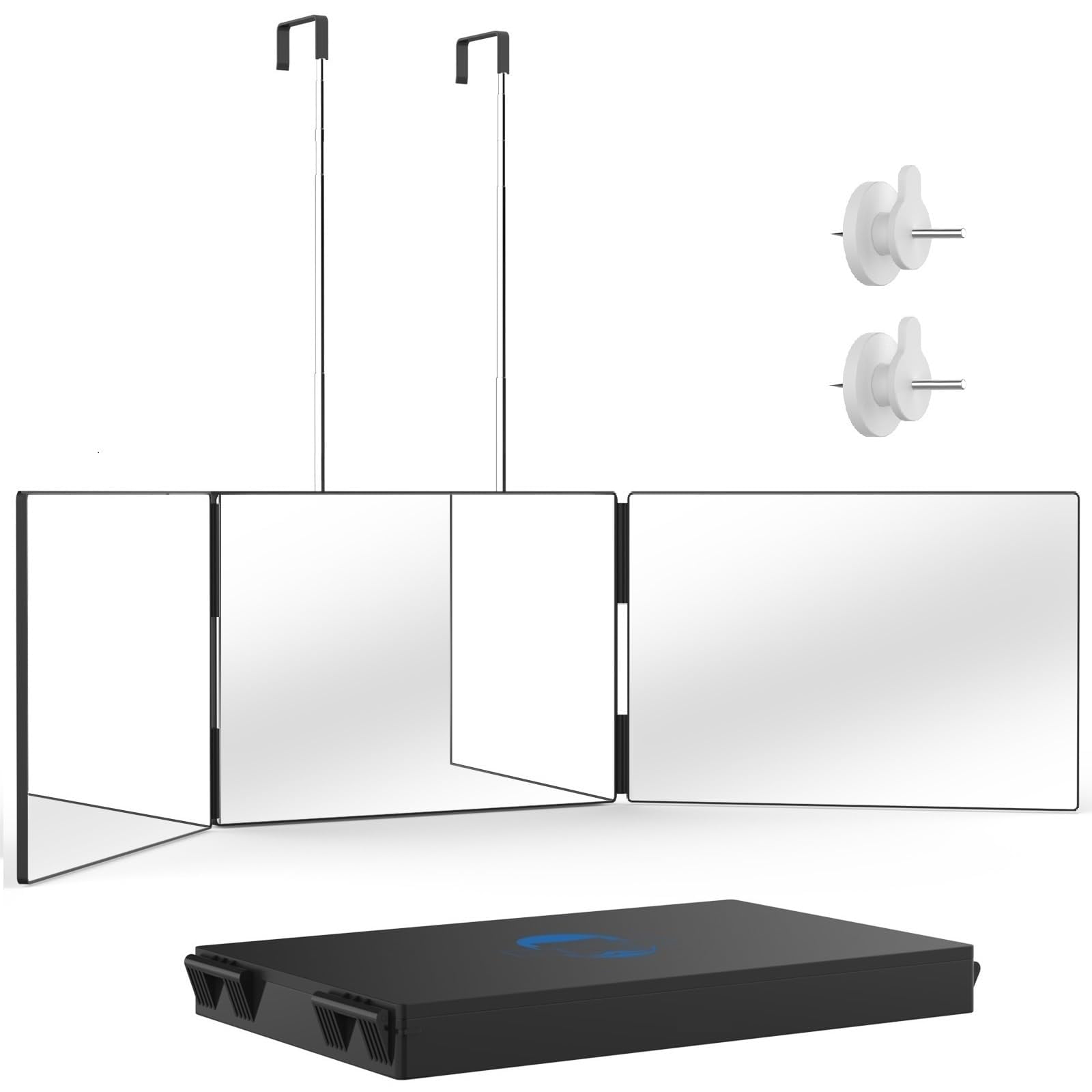 Espejo De 3 Vías Olibuy Para Corte De Pelo, Afeitadora Y Maquillaje