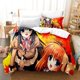 thumbnail image 1 of New Priningt Kawaii Girls Yae Sakura (Shuffle!) Bedding Set three-piece set Adult Kid Bedroom Duvetcover Sets Bed Sheets, 1 of 5