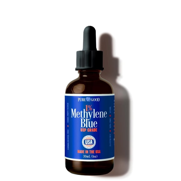 Azul de metileno PureGood, grado farmacéutico, 1%, 30 ml