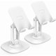 thumbnail image 1 of Soporte para Teléfono Celular para Escritorio, Paquete de 2 Soporte de Teléfono Ajustable y Plegable, Soporte Móvil Giratorio 360 Compatible con iPhone 16 15 14 13 12 Pro Max y Todos los Teléfonos, 1 of 9