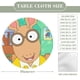 thumbnail image 2 of Arturo theme Fitted Round Tablecloths Elastic Edged Table Covers Waterproof Table Cloth For Kitchen Holiday Party Tables Decor 150cm, 2 of 6
