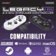 thumbnail image 2 of Control Retro-Bit Legacy 16 inalámbrico de 2.4 GHz para SNES/Switch, 2 of 9