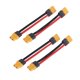 thumbnail image 4 of 4 unids xt60 / xt-60 macho a hembra cable de extensión cable de silicona cable 14awg, 4 of 6