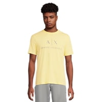 Camiseta Armani Exchange Classic Crew Logo Para Hombre Pale Hay Xxl
