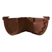 Conector Exterior 110Mm Para Canaleta Agua Lluvia Café Dvp