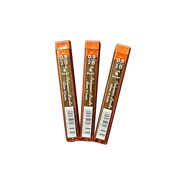 Set 3 Tubos Minas 2B 0.5mm Pilot