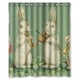 thumbnail image 1 of Cortina de ducha con diseño de gatos, juego de cortinas de baño con ganchos, tamaño 60 x 72 pulgadas, 1 of 3