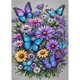 thumbnail image 1 of Kit de Arte con Diamantes Legrace 30x40 cm Mariposa y Flor 5D, 1 of 9
