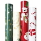 thumbnail image 1 of Papel de regalo navideño Zuffeloria, 4 rollos, 17 x 5 m, color rojo azulado, 1 of 6