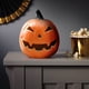 thumbnail image 2 of Calabaza con Luz LED a Pilas 23 x 22 cm Halloween - Frank & Mortis, 2 of 3