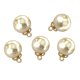 thumbnail image 4 of 5pcs 16 mm botones de perlas de plástico encantos para coser scrapbooking artesanías de oro, 4 of 5