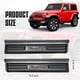 thumbnail image 3 of Protectores de Umbral de Puerta Rowa Acero Inoxidable 304 Jeep Wrangler JL, 3 of 5